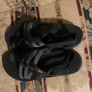 Teva Women's Voya Strappy Sandals Black - Size 9 NEW